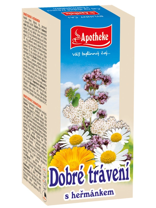 Apotheke Dobré trávení s heřmánkem čaj 20 x 1,5 g