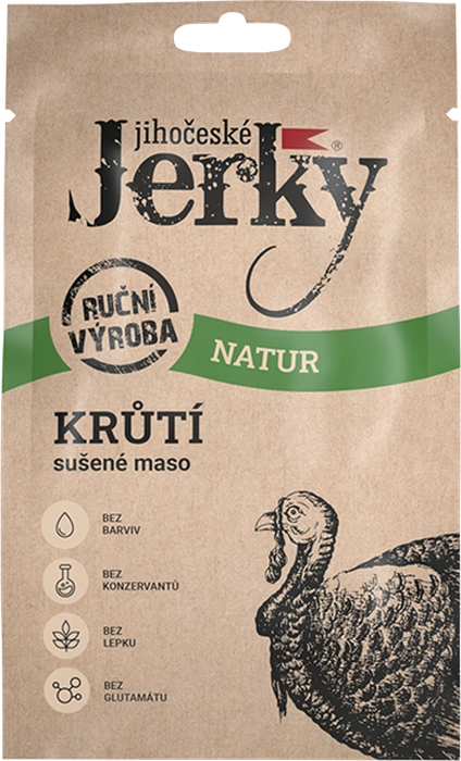 Jihočeské Jerky Krůtí natur 20 g