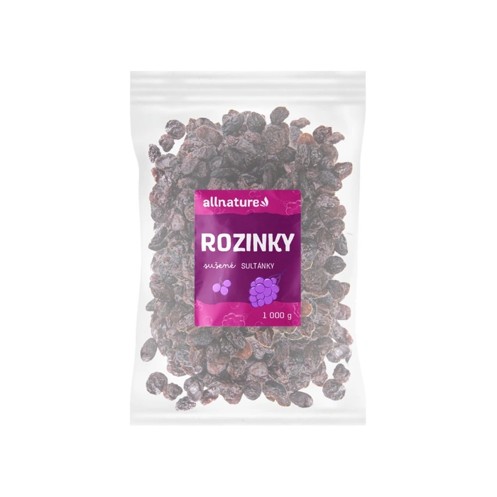 Allnature Rozinky sultánky 1000g