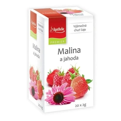 Apotheke Premier Malina a jahoda 20x2 g