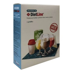 DietLine Protein 20 Koktejl Čoko 3 sáčky