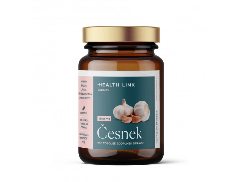 Health Link Česnekový extrakt 1500 mg tobolky 200 ks