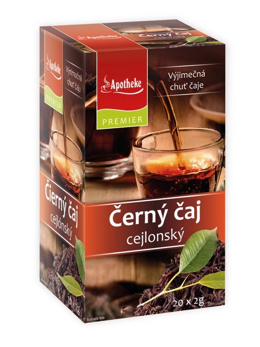 Apotheke Premier Čaj černý cejlonský 20 x 2 g