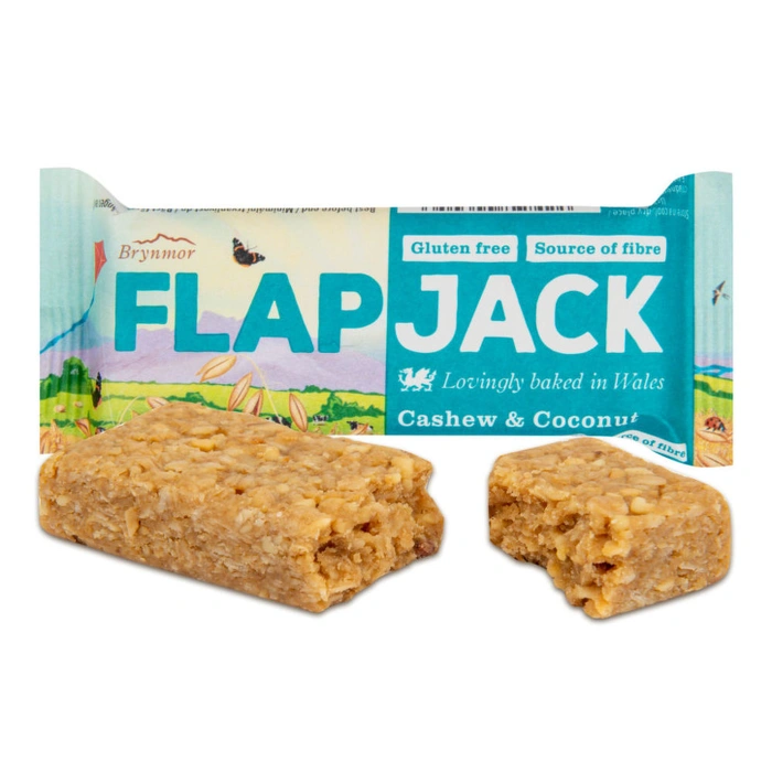 Wholebake Flapjack kešu a kokos ovesná tyčinka 80 g BLP