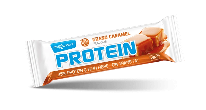 Maxsport Protein Bar proteinová tyčinka karamelová 50 g