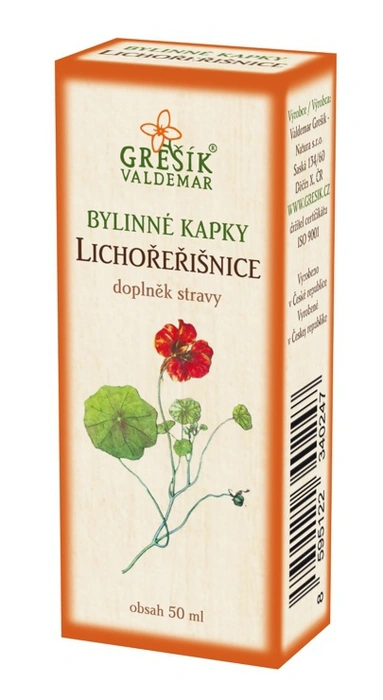 Grešík Bylinné kapky Lichořeřišnice 50ml