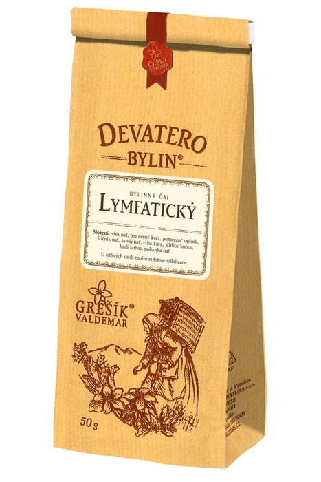 Grešík Devatero bylin Čaj Lymfatický 50g