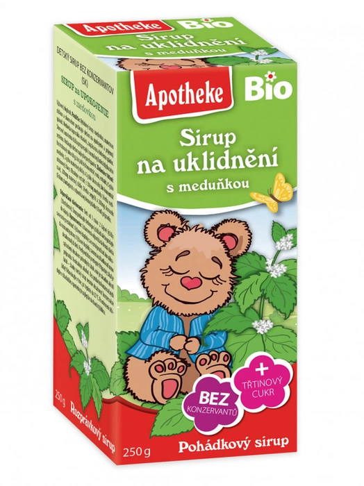 Apotheke Pohádkový sirup Na uklidnění s meduňkou 250 g Bio