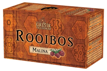 Grešík ROOIBOS malina 20 x 1,5 g