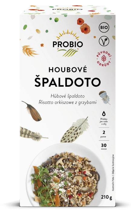 PROBIO Houbové špaldoto 210g BIO