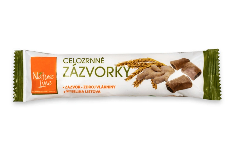 Nature Line Celozrnné sušenky Zázvorky 65 g