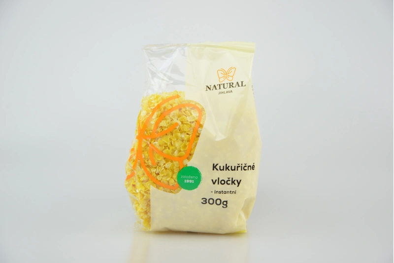 Natural Jihlava Kukuřičné vločky instantní 300g