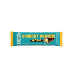 Bombus Crunchy Protein Vanilla tyčinka s vanilkovou příchutí 50 g