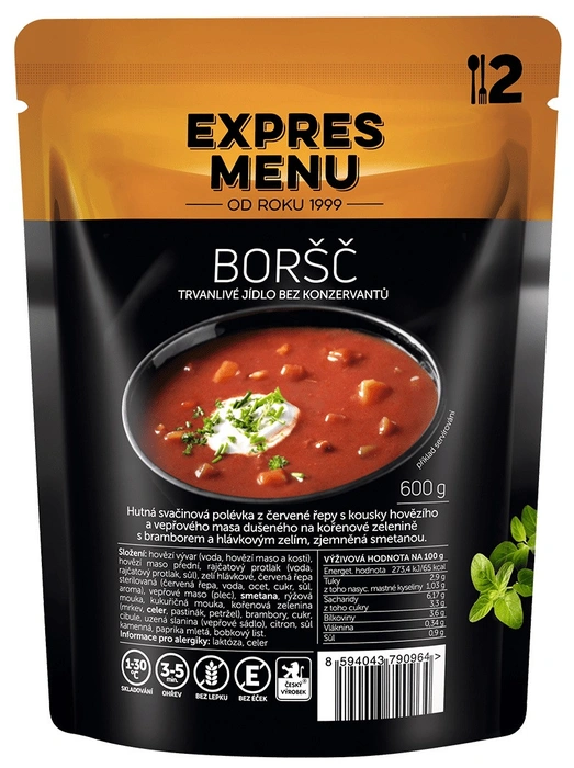 Expres Menu Polévka boršč 600 g (2 porce)