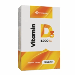 medipron Vitamin D3 1000 IU 90 tobolek