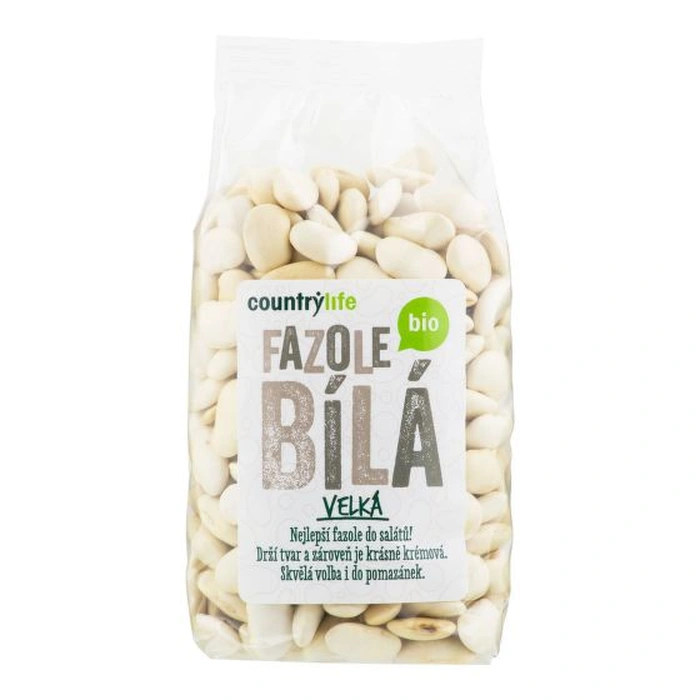 Country Life Fazole bílá velká 500 g BIO