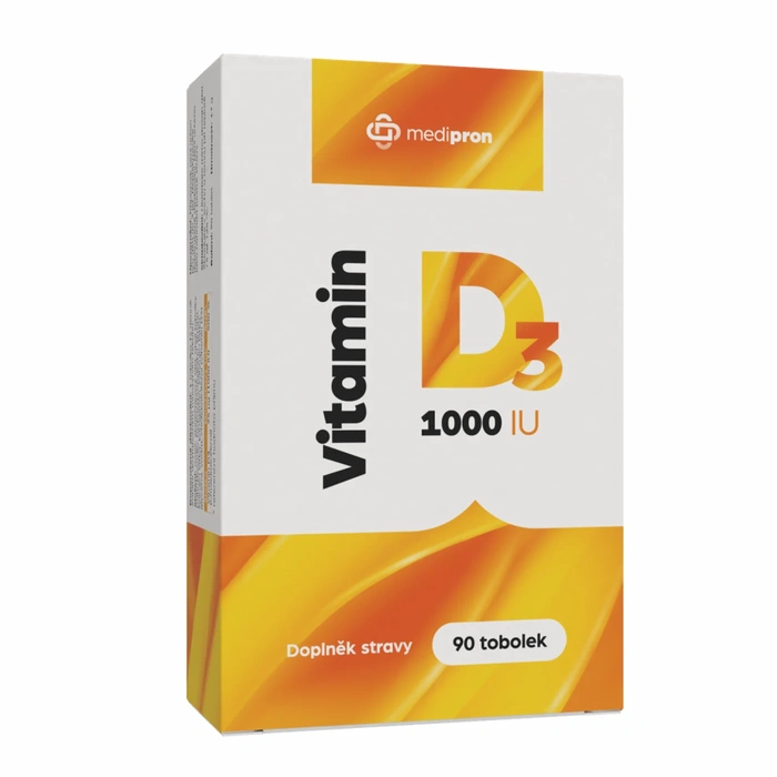 medipron Vitamin D3 1000 IU 90 tobolek