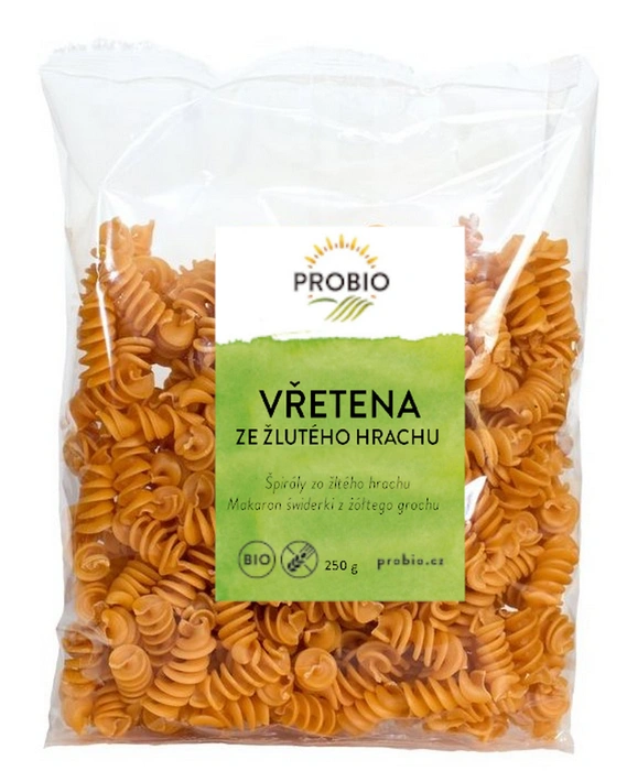 PROBIO Těstoviny vřetena ze žlutého hrachu 250g BIO