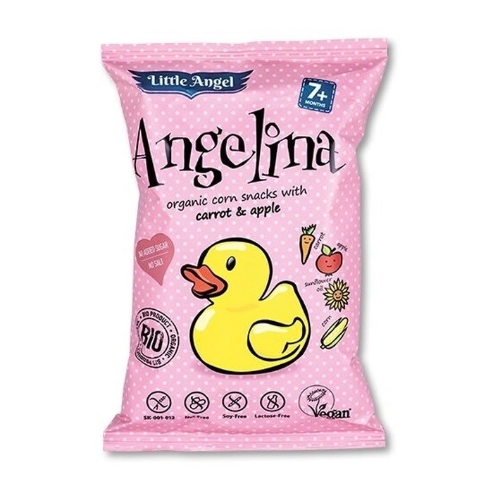 Little Angel Angelina křupky ve tvaru kačenky 60 g BIO