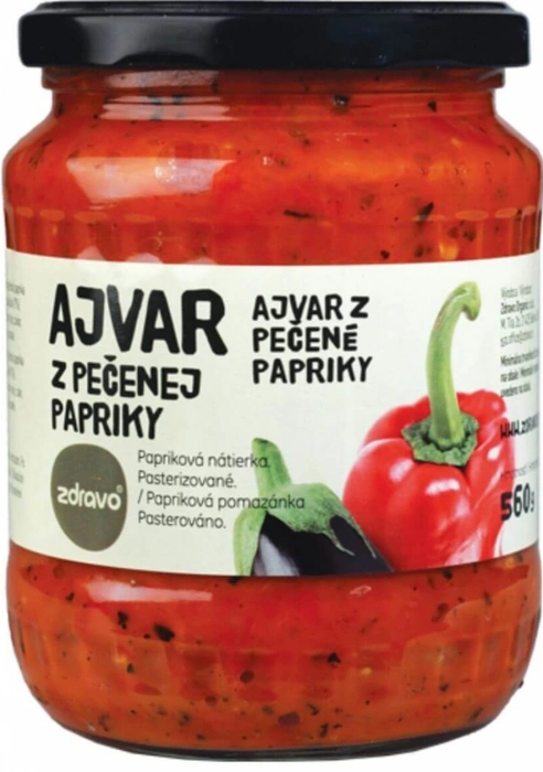 Zdravo Ajvar z pečených paprik 560 g