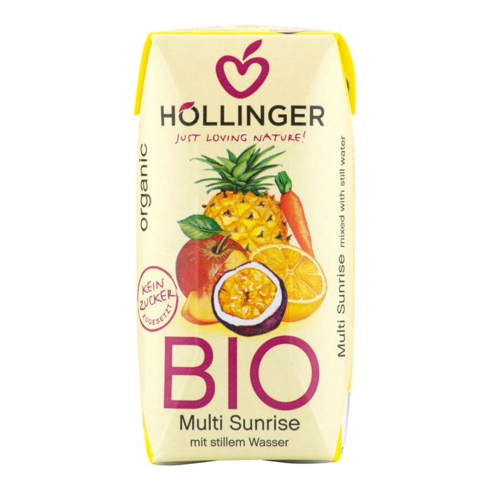 Hollinger Šťáva ovocná Multi Sunrise 200ml BIO