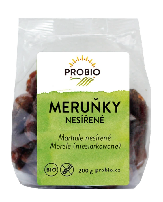 PROBIO Meruňky nesířené 200g BIO