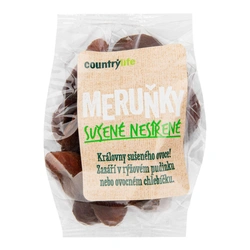 Country Life Meruňky sušené nesířené 100 g