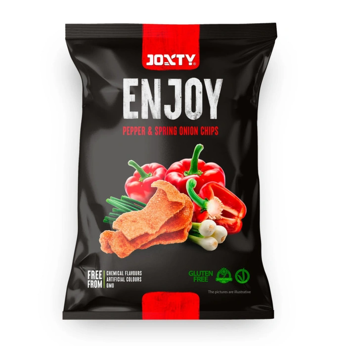 Enjoy Chips Chipsy bramborové s červenou paprikou a jarní cibulkou 40g