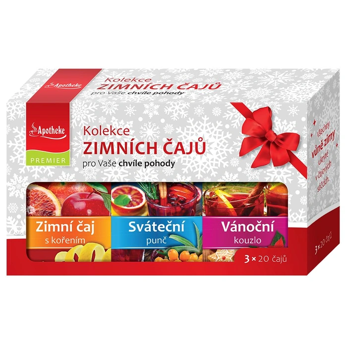 Apotheke Soubal zimních čajů 60 x 2 g + samolepky