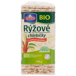 Racio Rýžové chlebíčky s amarantem 140g BIO