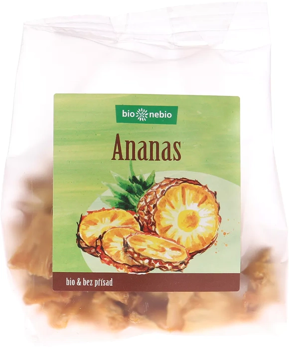 Bio*nebio Ananas sušený kousky 80 g BIO