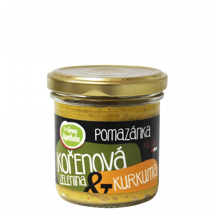 Green Apotheke Pomazánka kořenová zelenina a kurkuma 140g