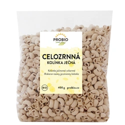 PROBIO Těstoviny kolínka ječná celozrnná 400 g BIO