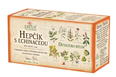 Grešík Devatero bylin Čaj Hepčík s echinaceou 20x1,5g