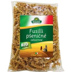 Biolinie Fusilli pšeničné celozrnné 500g BIO