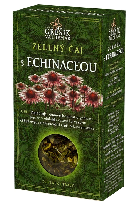 Grešík Zelený čaj s echinaceou 70 g