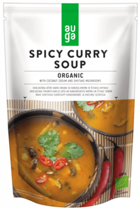 Auga Polévka Pikantní s curry 400 g BIO