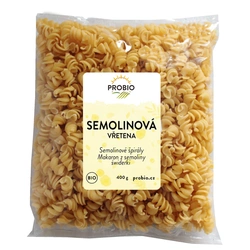 PROBIO Vřetena semolinová 400 g BIO